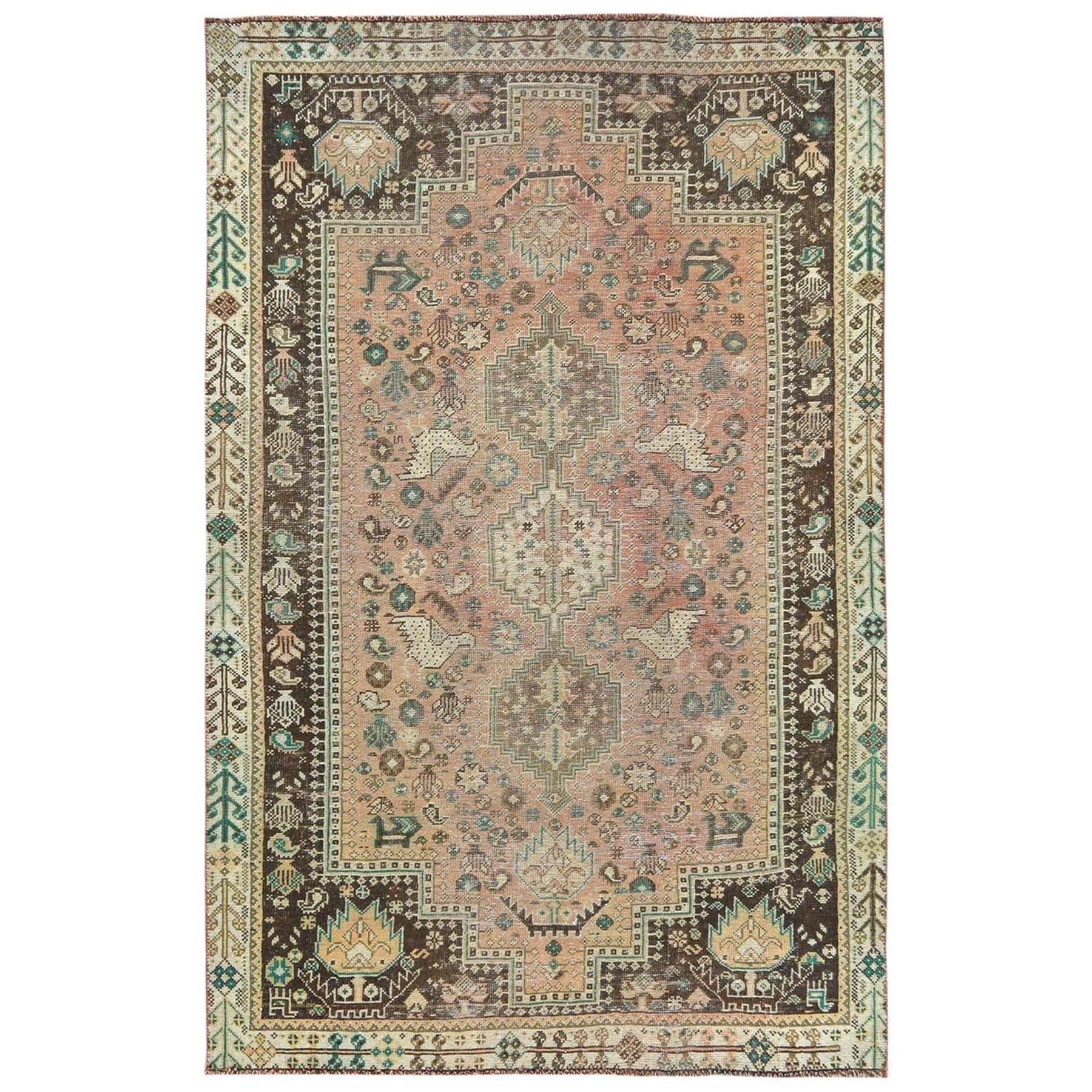 Overdyed & Vintage Rugs LUV735066